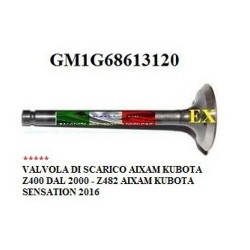 VÁLVULA DE ESCAPE AIXAM KUBOTA Z402 (2000) Z482 AIXA KUBOTA SENSATION 2016