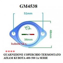 THERMOSTAT COVER GASKET AIXAM KUBOTA 400-500 1st SERIES