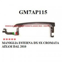 MANIGLIA PORTA DX/SX CROMATA