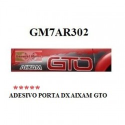 AIXAM GTO RIGHT SIDE STICKER FROM 2010