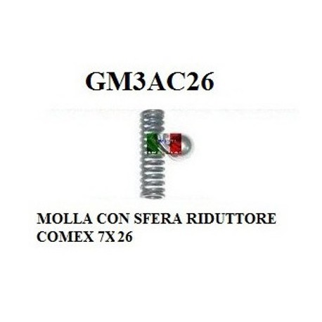 SFERA + MOLLA SELETTORE COMEX 7X26