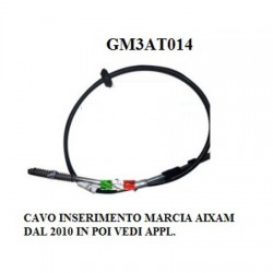 AIXAM GEAR INSERT CABLE FROM 2010 SEE APPLICATION