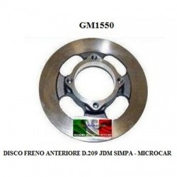 DISCO DE FRENO D. 209 JDM SIMPA - MICROCAR MCII
