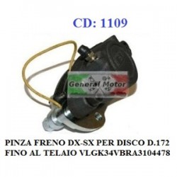 PINZA FRENO DX/SX PER DISCO D.172