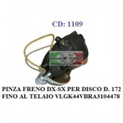 PINZA FRENO ANTERIORE DX/SX PER DISCO D. 172