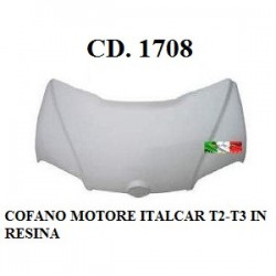 ITALCAR T2-T3 RESIN ENGINE BONNET